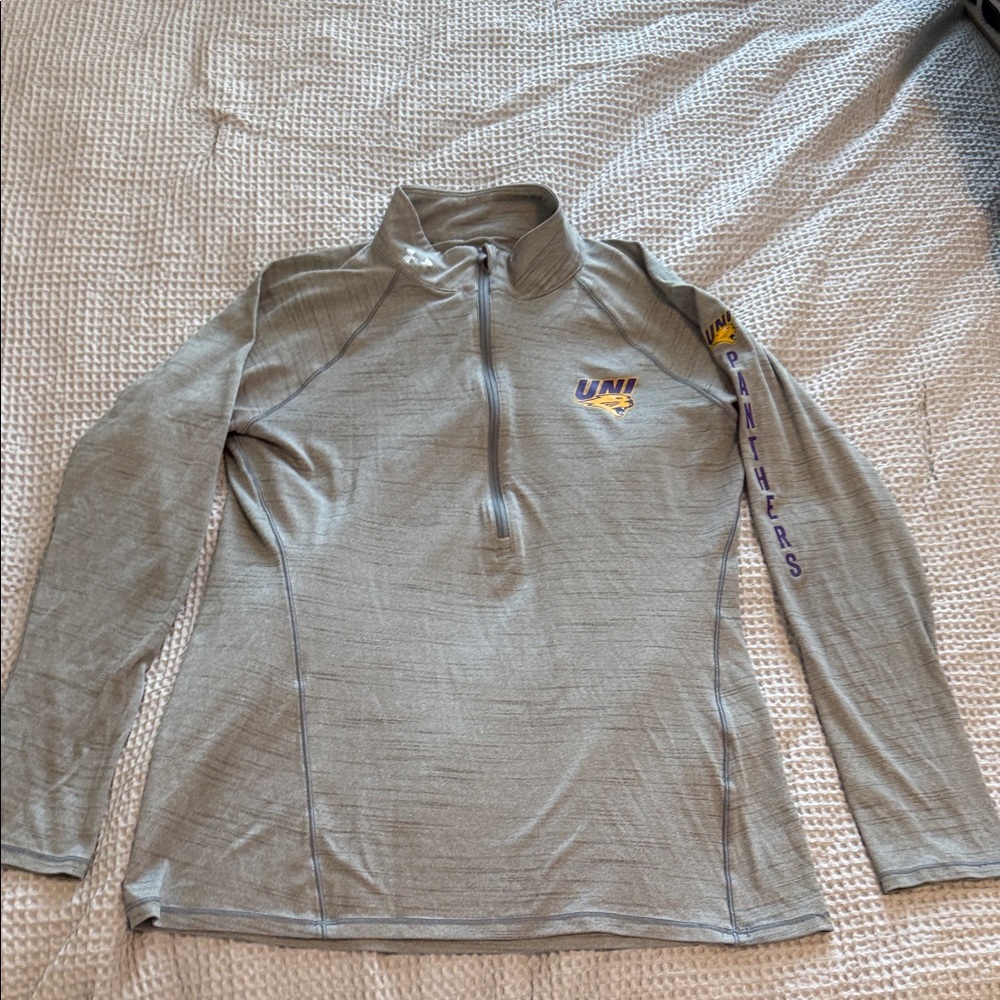 UNI Gray Long Sleeve Quarter Zip